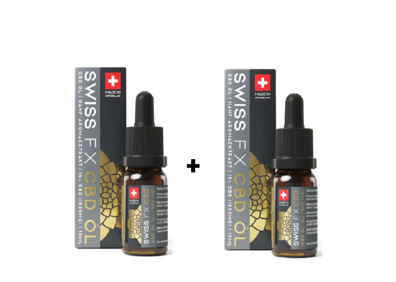 Swiss FX 2 x CBD Öl 15% Sparpaket
