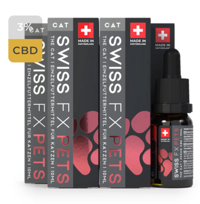 3x Swiss FX Öl für Katze Sparpaket