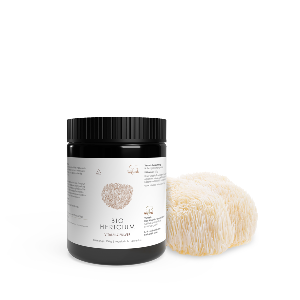 BIO Hericium Pulver für Tiere