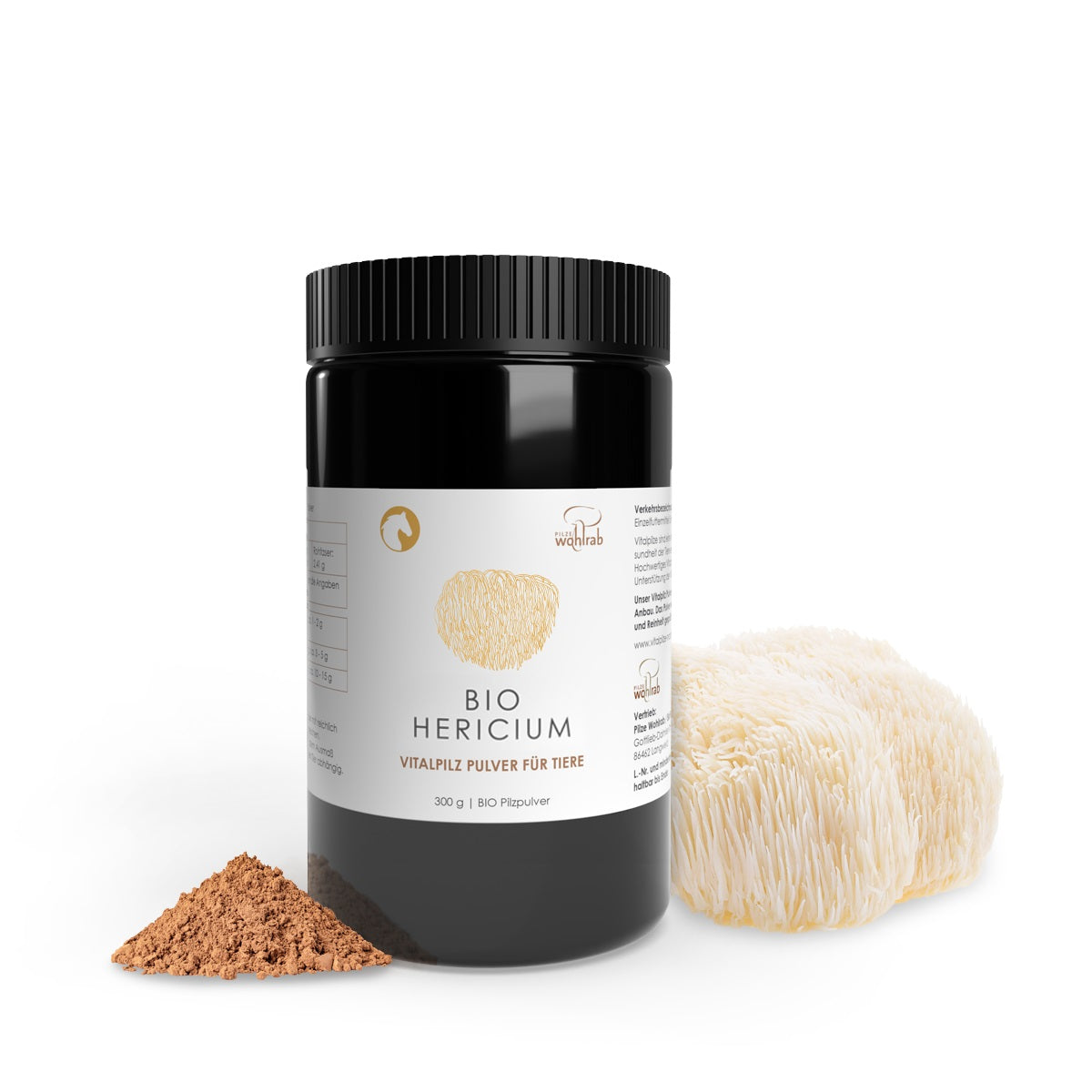 BIO Hericium Pulver für Tiere