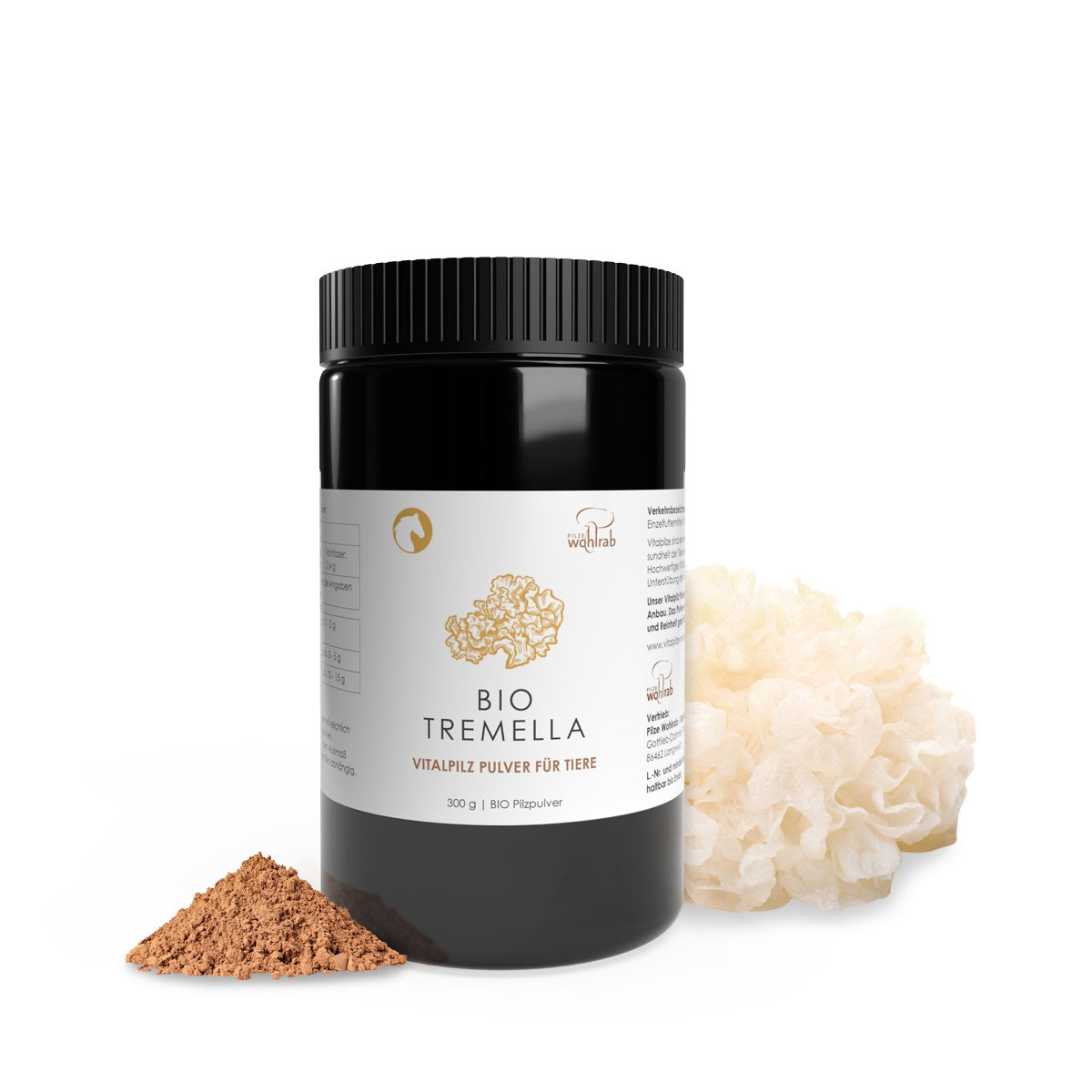 Bio Tremella Pulver für Tiere
