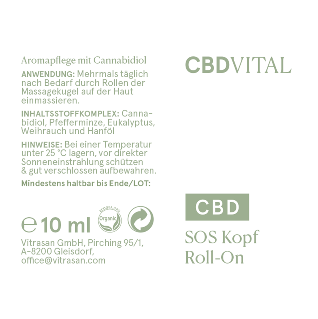 CBD SOS Kopf Roll On