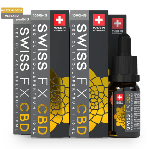 4x Swiss FX ÖL 10% (10ml): 4 zum Preis von 3 Aktion!