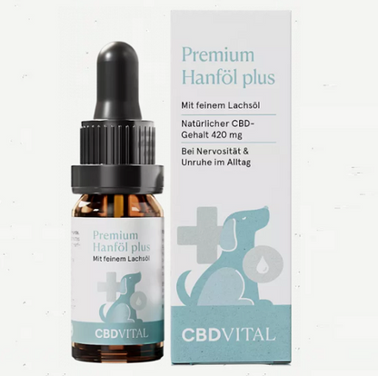 Hanföl für Hunde 10ml, 4,2%