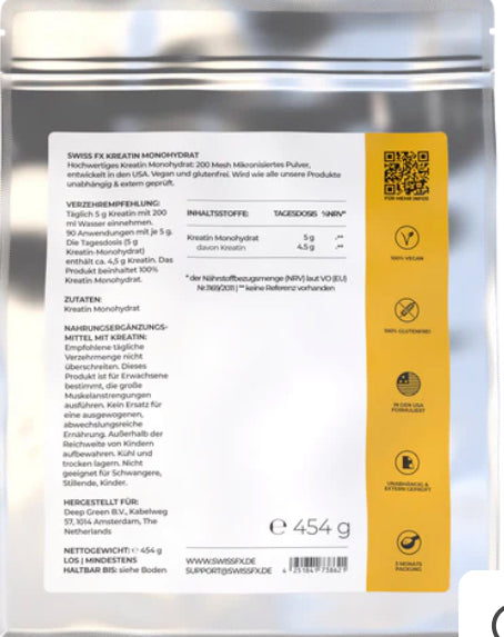 Kreatin Monohydrat Pulver