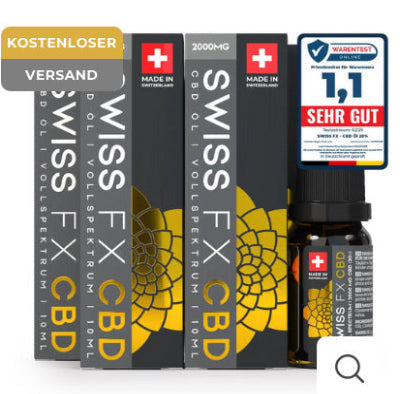 4x SWISS FX CBD ÖL 20% (10ml): 4 zum Preis von 3 Aktion!