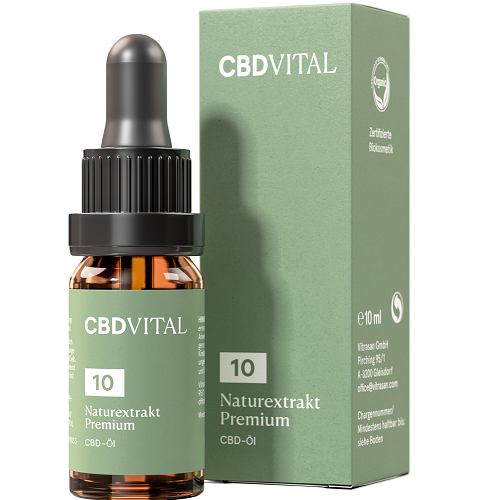 CBD Naturextrakt PREMIUM Öl 10% - CBD VITAL