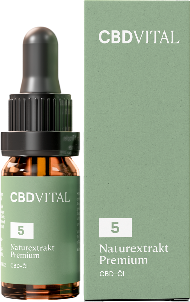 2 x CBD Naturextrakt PREMIUM Öl 5% - CBD Vital