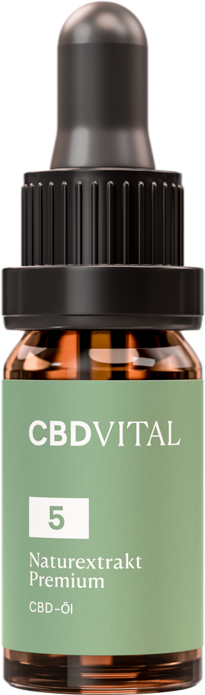 2 x CBD Naturextrakt PREMIUM Öl 5% - CBD Vital