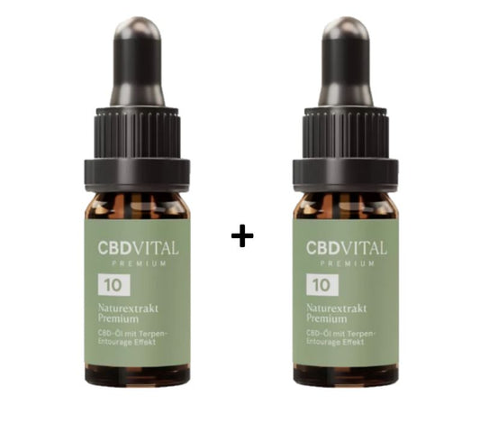 CBD Naturextrakt PREMIUM Öl 10% ★ 2 - Sparangebot