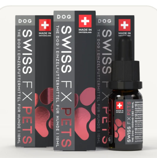 3x Swiss FX Öl Hund 10% Lachs