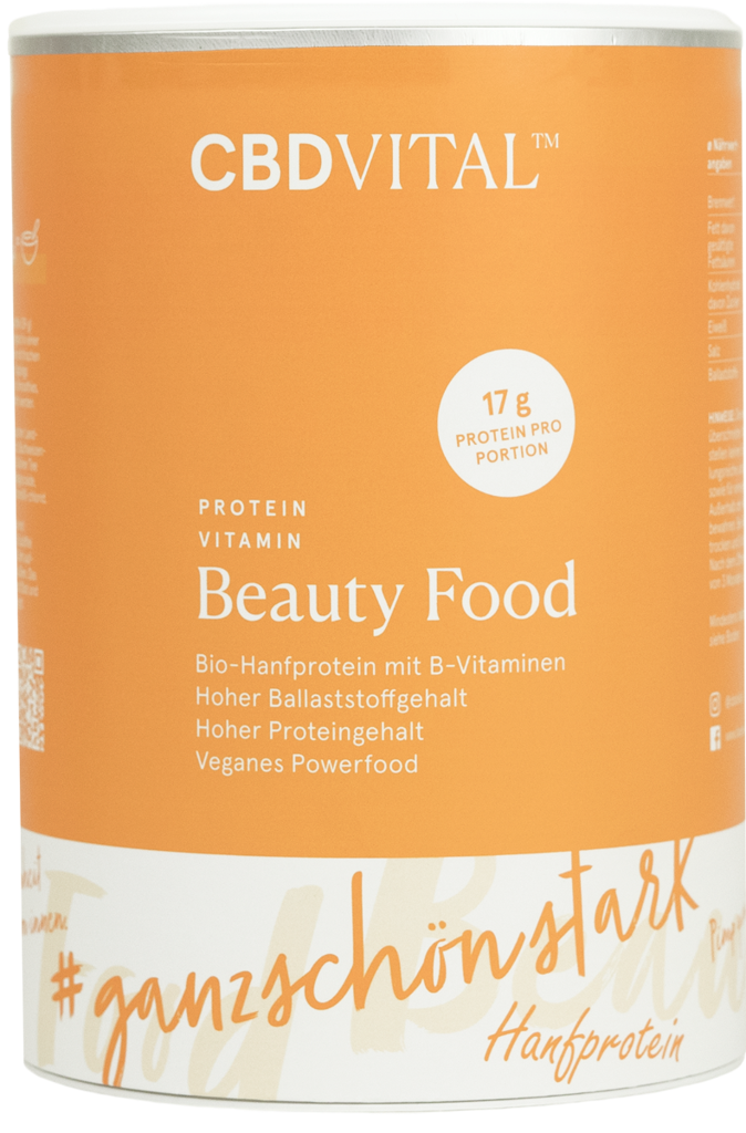 Proteinvitamin mit Bio Hanfprotein - beauty food