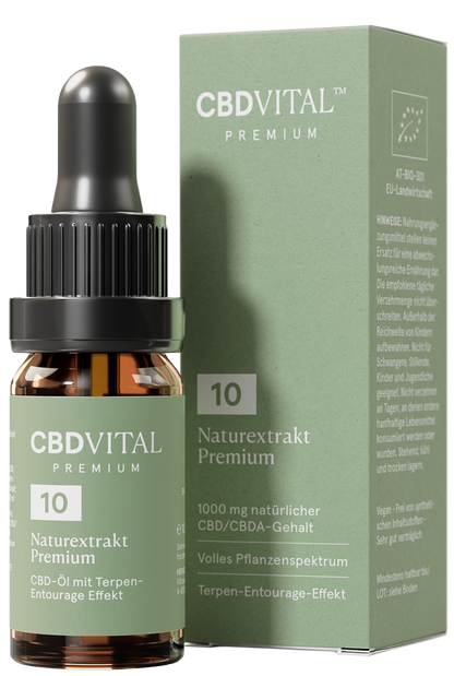 Naturextrakt Premium Öl 10% | 10ml