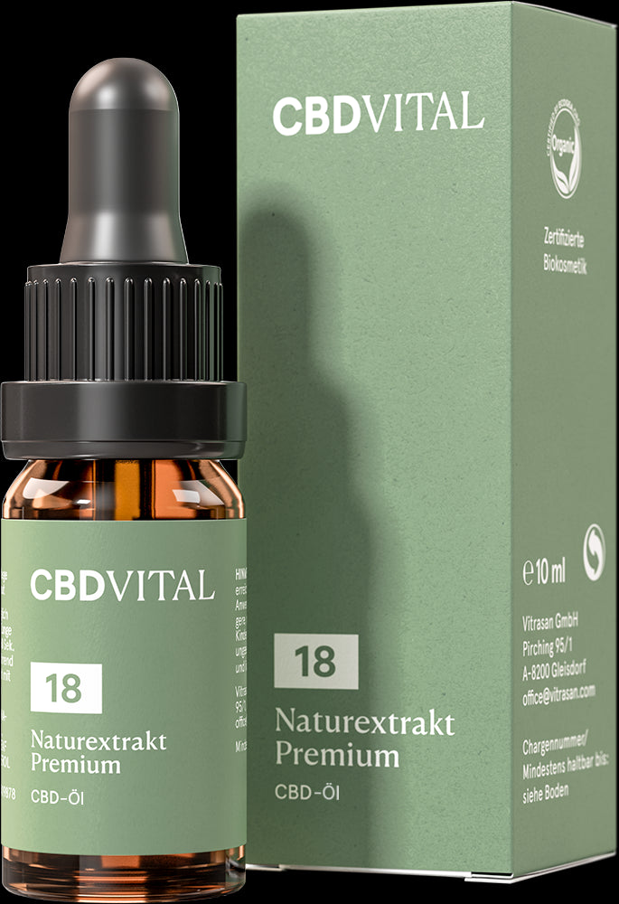 Naturextrakt PREMIUM Öl 18% 10ml