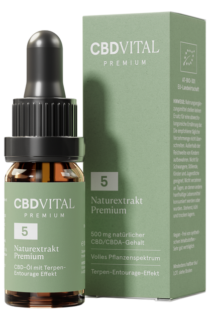 Naturextrakt Premium Öl 5% | 10ml