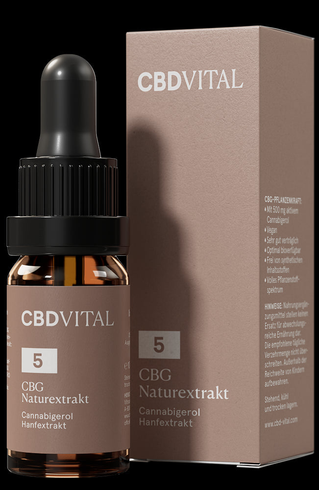 CBG Naturextrakt Premium Öl 5% 10ml