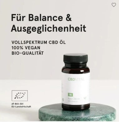 CBDVITAL PURE BIO 18 (10%) Kapseln