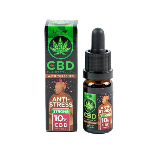 CBD Öl mit Terpenen Antistress - EUPHORIA