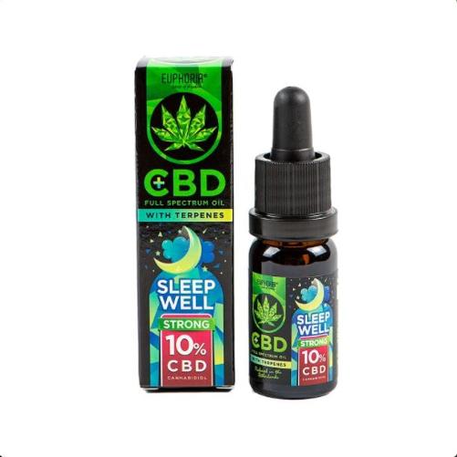 CBD HEMP Öl mit Terpenen Sleep Well - EUPHORIA